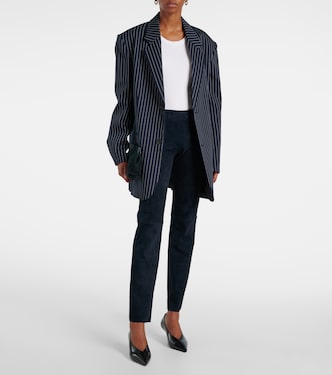 Pantalones slim Jacky de ante | Stouls
