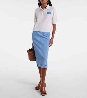 Falda midi en denim | Marni