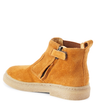 Ankle Boots Trix Back aus Veloursleder | Pom d'Api
