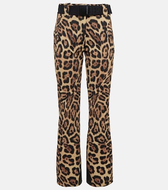 Minou leopard-print ski pants | Goldbergh