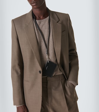 Kartenetui mit Riemen aus Leder | Saint Laurent