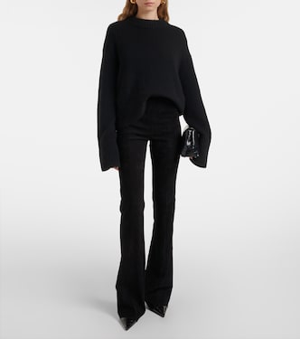 Gégé suede flared pants | Stouls