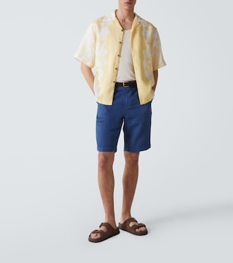 Ajaccio linen Bermuda shorts | Fedeli