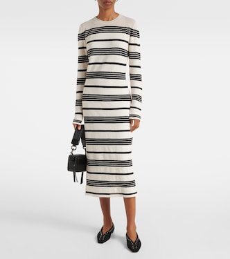 Abito midi in misto cotone | Moncler
