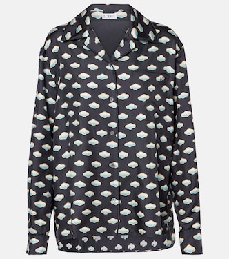 Clouds silk twill shirt | Loewe