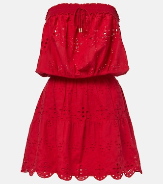 Besticktes Minikleid Collette aus Baumwolle | Melissa Odabash