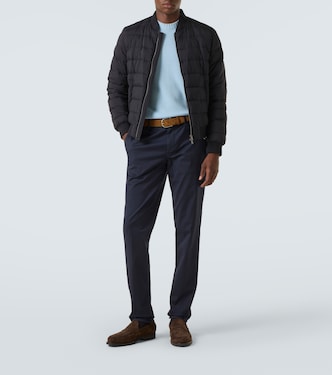 L'Aviatore down-paneled bomber jacket  | Herno