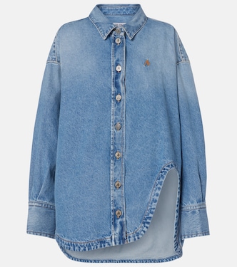 Diana oversized cotton denim shirt | The Attico