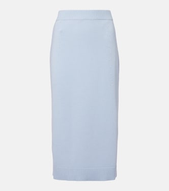Bleistiftrock Pencil aus Wolle und Kaschmir | Carolina Herrera