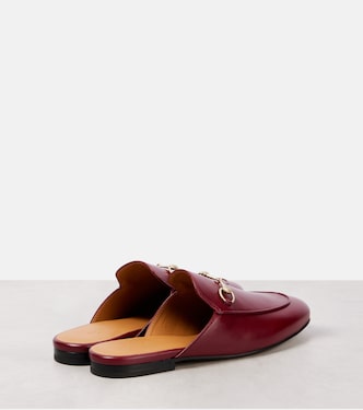 Mules Princetown Horsebit de piel | Gucci