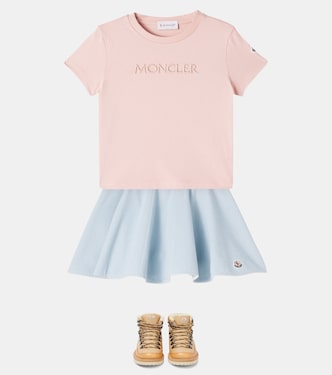 Besticktes T-Shirt aus Baumwoll-Jersey | Moncler Enfant