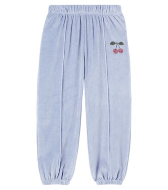 Wally cotton-blend velvet sweatpants | Konges Sløjd