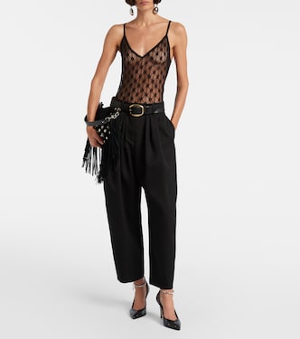 Janice high-rise wool cropped pants | Isabel Marant