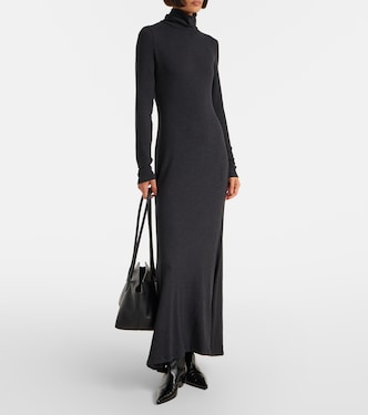Vanya turtleneck jersey maxi dress | Staud