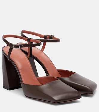 Charlotte 95 leather pumps | Amina Muaddi