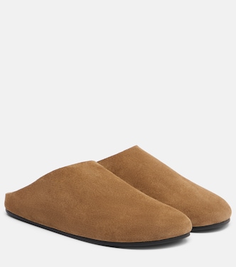 Hudson suede mules | The Row