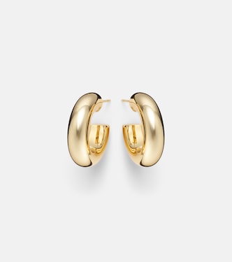 Pendientes de aro Samira Micro chapados en oro | Jennifer Fisher