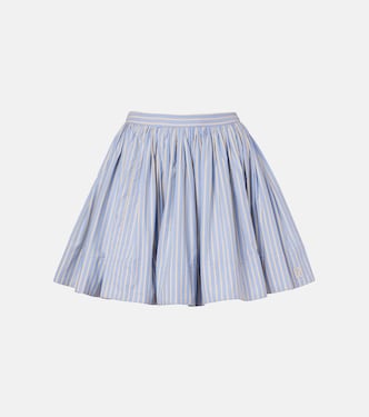 Striped cotton miniskirt | Rabanne