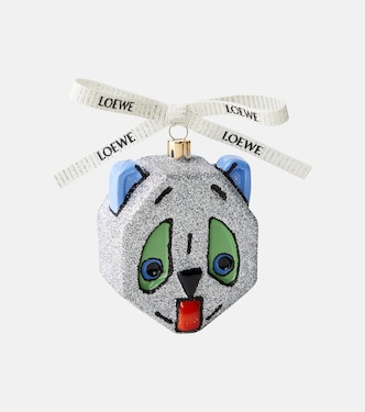 x Louis Wain glitter glass ornament | Loewe