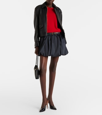 Shiny Statement duchesse miniskirt | Dorothee Schumacher