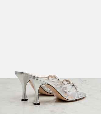 Mules Alicia Interlocking G 85 en cuir | Gucci