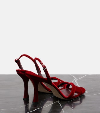 Sandali Elsy in velluto | Jimmy Choo