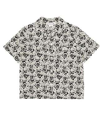 Chemise Steve en coton à fleurs | Bonpoint