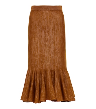 Gonna midi in misto lana | Dries Van Noten