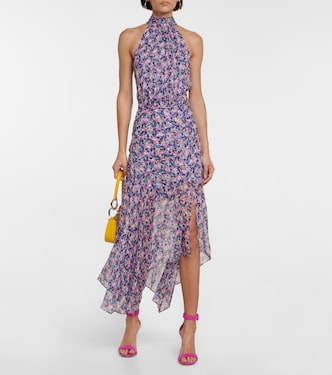 Leia printed silk midi dress | Veronica Beard