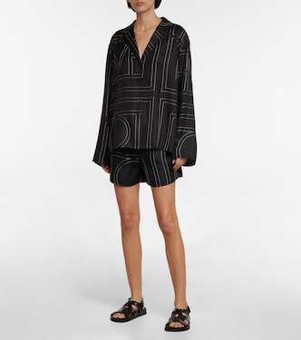 Shorts in seta | Toteme