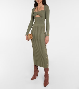 Alexia ribbed-knit top | Simkhai