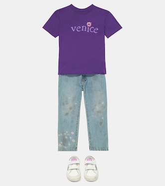 T-shirt in cotone con stampa | ERL Kids