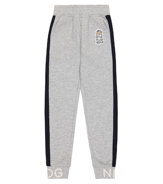 Logo cotton-blend sweatpants | Bogner Kids