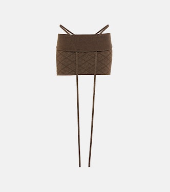 Cali knit miniskirt | KNWLS