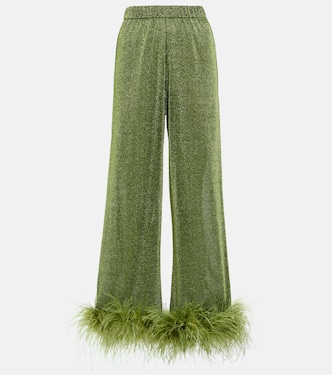 Hose Lumière Plumage mit weitem Bein | Oséree