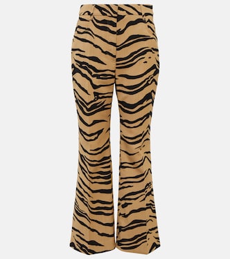 Pantalones flared en mezcla de lana | Stella McCartney