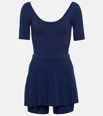Vestido corto de tenis Zena acanalado | Live The Process
