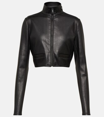 Cropped-Lederjacke | Prada