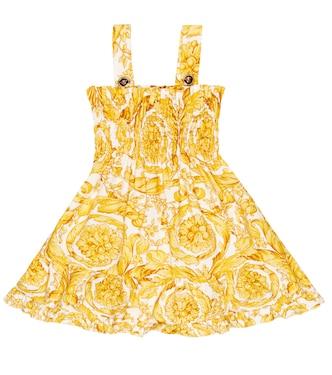Baby - Abito Barocco in cotone | Versace Kids