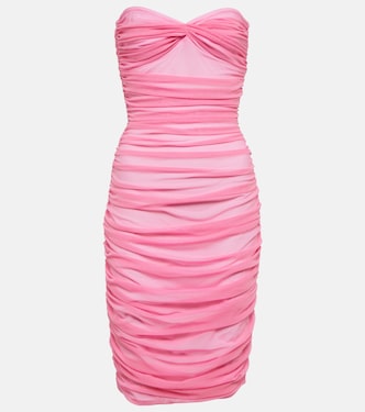 Ruched off-shoulder minidress | Norma Kamali