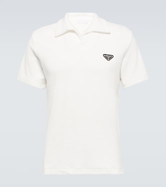 Polohemd aus Frottee | Prada