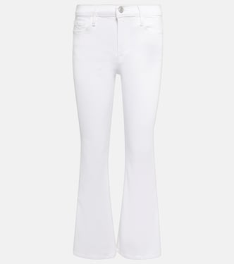 Jeans Le Crop Flare Mini Slits de tiro alto | Frame
