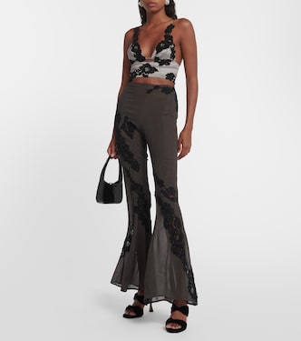 Mules Twist in velluto | Aquazzura