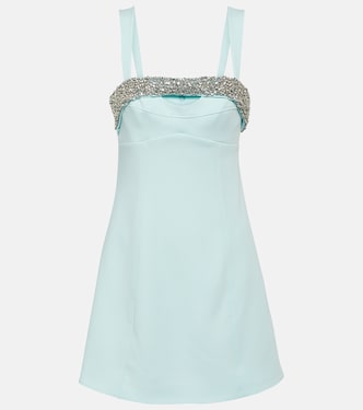 Lenny embellished crêpe minidress | Simkhai