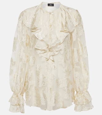 Blusa in crêpe di seta | Etro