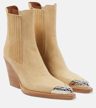 Ankle Boots Dallas aus Veloursleder | Paris Texas