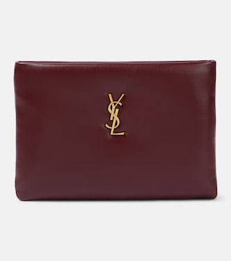 Calypso Small leather pouch | Saint Laurent