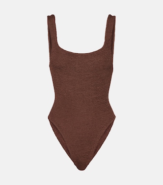 Square Neck swimsuit  | Hunza G