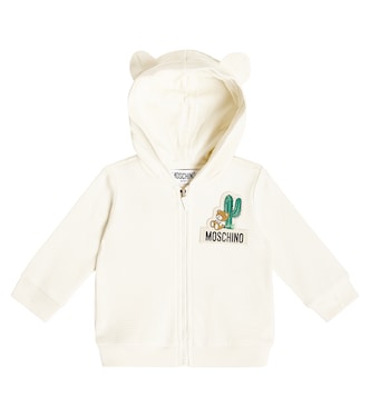 Baby - Felpa in jersey con cappuccio | Moschino Kids