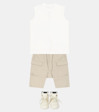 Tank top Tarp in jersey di cotone | Rick Owens Kids